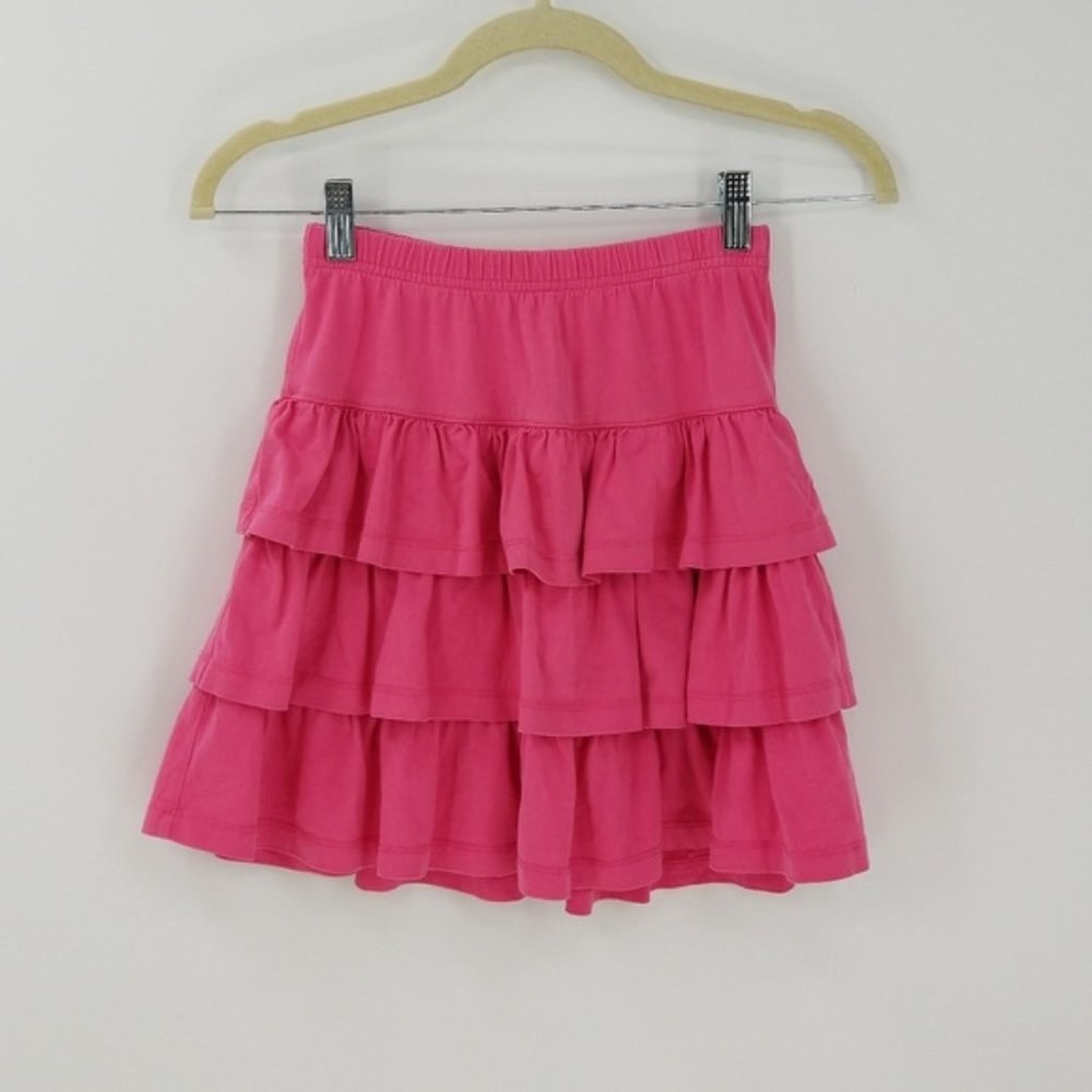 Hanna Andersson 3 Tier Ruffle Layer Skirt Size 130